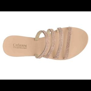 NWB- Rose Gold - sandals By Cathrine Malandrino